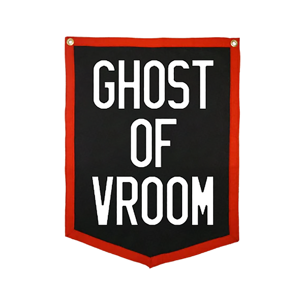 Ghost of Vroom Camp Flag