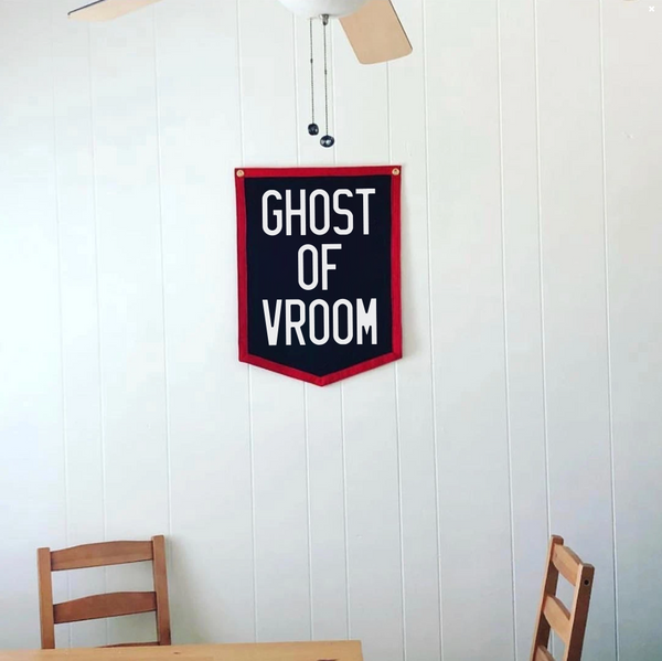 Ghost of Vroom Camp Flag